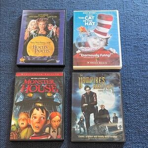 Set of 4 kids dvds